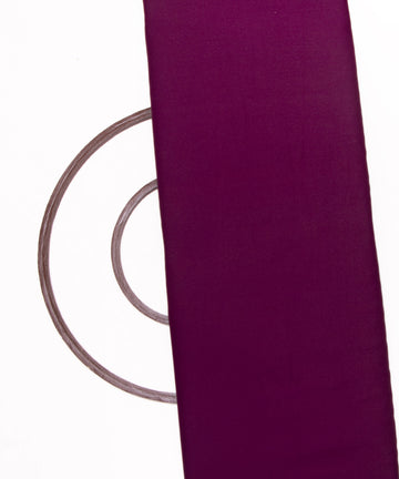 Wine Colour Plain Crepe Fabric